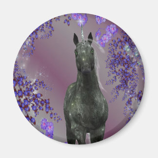 Aimant d'Imaginaire noir Unicorne