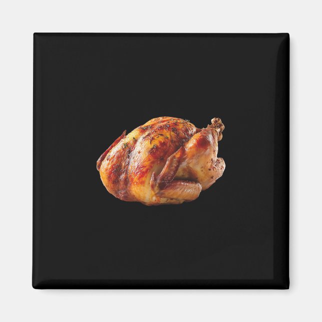 Aimant Dinde de Thanksgiving drôle de nourriture Costume  (Devant)