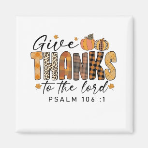 Aimant Dinde de Thanksgiving : rendez grâce au Seigneur