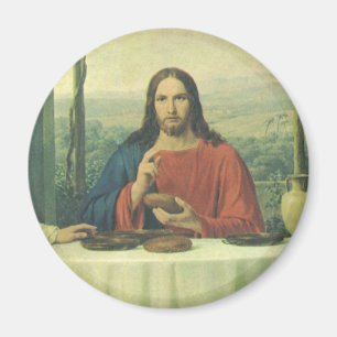 Aimant Dîner de gala à Emmaüs avec Jésus-Christ