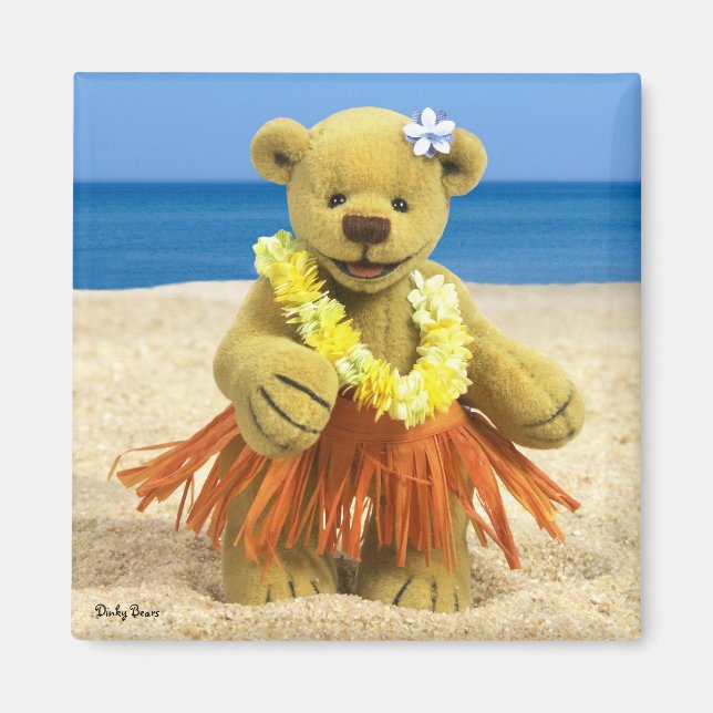Aimant Dinky Bears Hula Dancer (Devant)