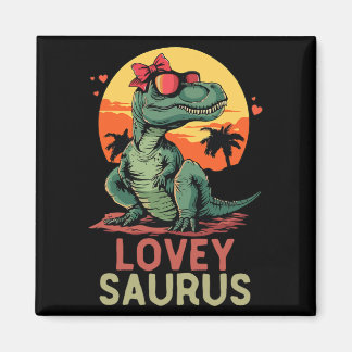 Aimant Dino Dinosaur Lovey-saurus T-rex Funny Trex