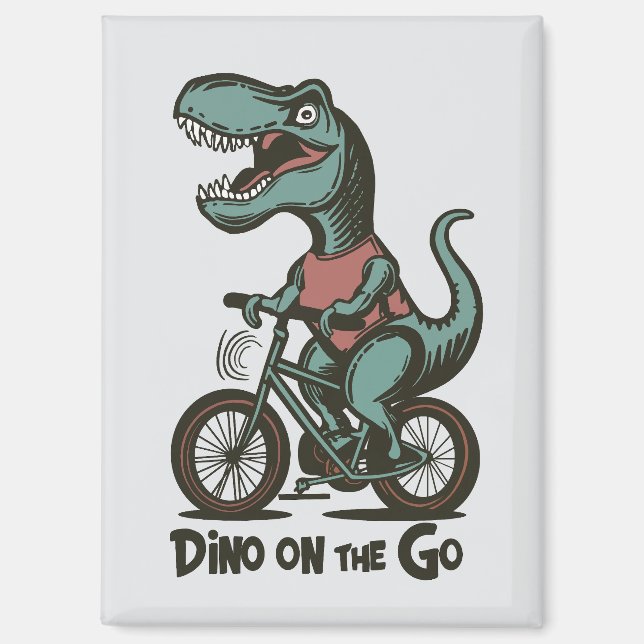 Aimant Dino en route (Recto)