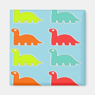 Aimant Dinos en bleu