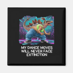 Aimant Dinosaur Dance Danser Dino Danser Drôle