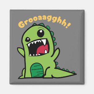 Aimant Dinosaur Grooaagghh - Drôle Petit Dinosaur