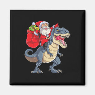 Aimant Dinosaur T Rex Noël Santa Garçons Hommes Filles Xm