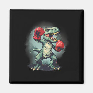 Aimant Dinosaure Boxeur Boxe Dino Kickboxing T-rex Amateu