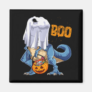 Aimant Dinosaure fantôme T Rex drôle Boo Halloween garçon