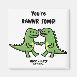 Aimant Dinosaure Valentines