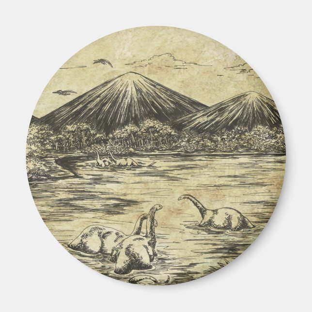 Aimant Dinosaures (Devant)