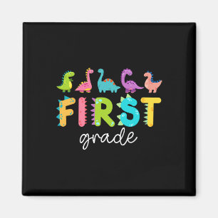 Aimant Dinosaures de première année rentrent à l'école En