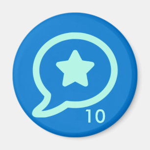 Aimant d'insigne - éloge 10
