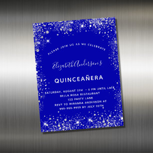 Aimant d'invitation d'anniversaire de parties scin