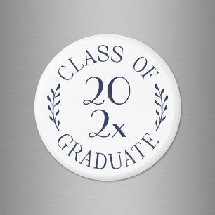 Aimant Diplômé de la promotion 2023 Chic Typographie Mari