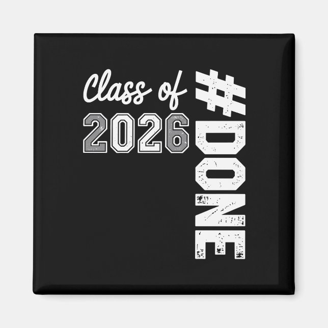 Aimant Diplômé de la promotion 2026 26 Diplômé fier (Devant)
