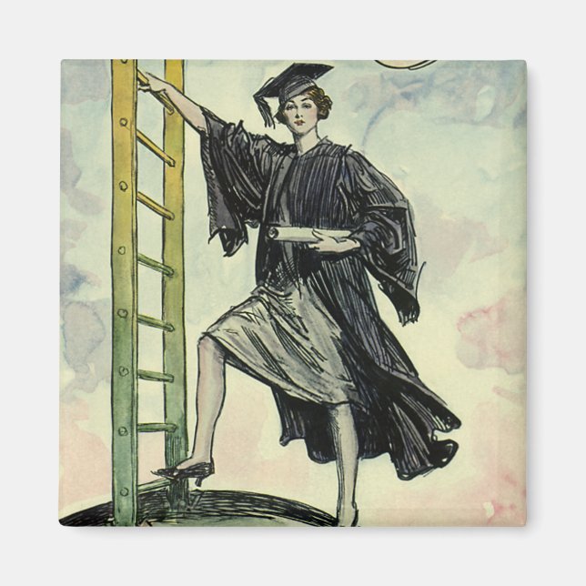Aimant Diplômé de l'époque, gravissant l'échelle d'entrep (Devant)