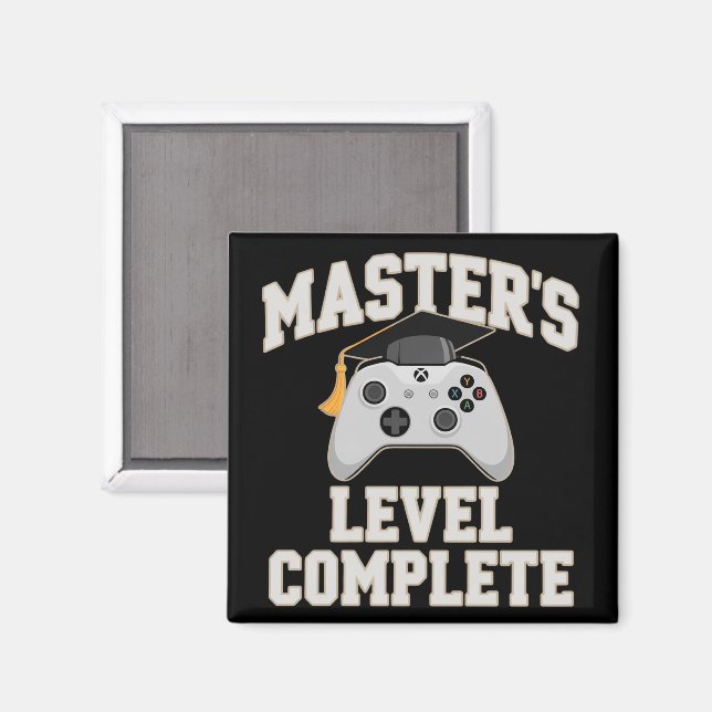 Aimant Diplômé de Master Gamer promotion 2026  (Recto/Verso)