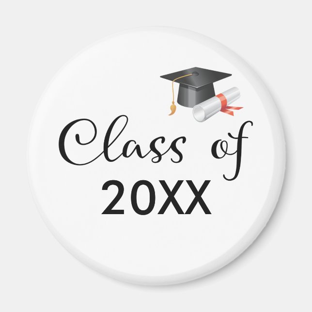 Aimant Diplômé de votre année de promotion (Devant)