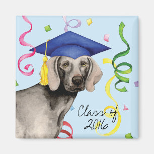 Aimant Diplômé de Weimaraner