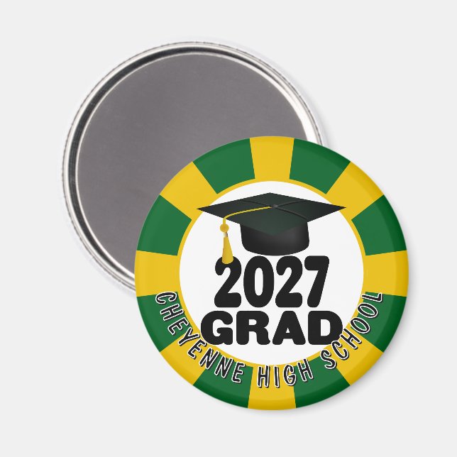 Aimant Diplômés de la promotion 2027 en gras (Recto/Verso)