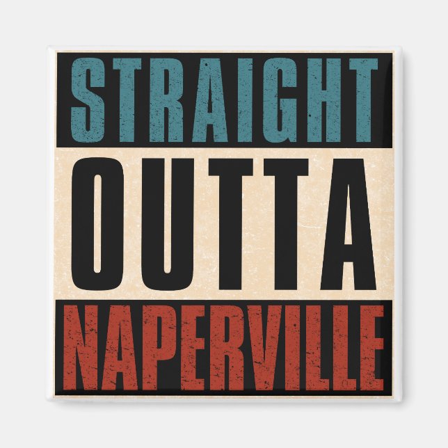 Aimant Directement à Naperville Illinois IL (Devant)