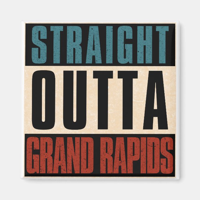 Aimant Directement de Grand Rapids Michigan MI (Devant)