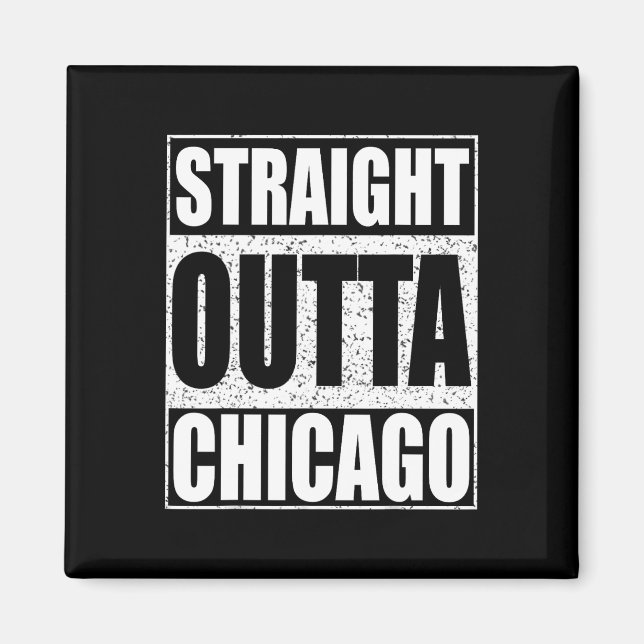 Aimant Directement En Périphérie De L'État De Chicago Ill (Devant)