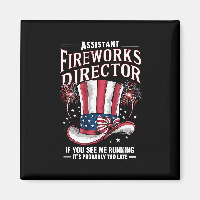 Aimant Directeur adjoint des feux d'artifice États-Unis 4 (Devant)