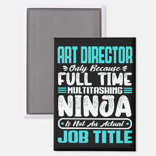 Aimant Directeur d'art Titre de l'emploi Profession Funny