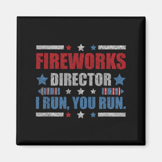 Aimant Directeur de feu d'artifice du 4 juillet drôle je 