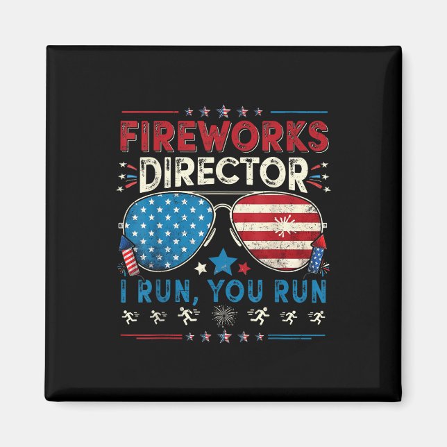 Aimant Directeur de Feu d'Artifice Je Cours Vous Courez D (Devant)