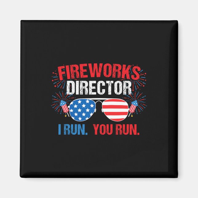 Aimant Directeur de Feux d'Artifice Je cours. Vous courez (Devant)