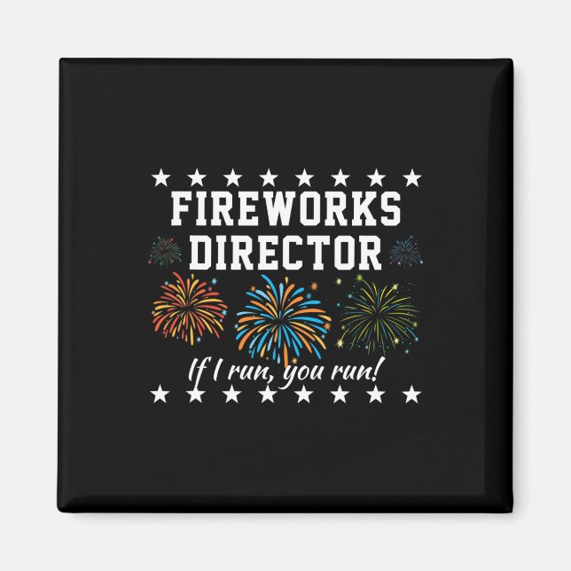 Aimant Directeur de Feux d'Artifice Si Je Cours, Vous Cou (Devant)