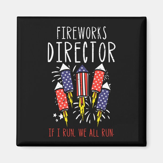 Aimant Directeur de feux d'artifice si je dirige des homm (Devant)