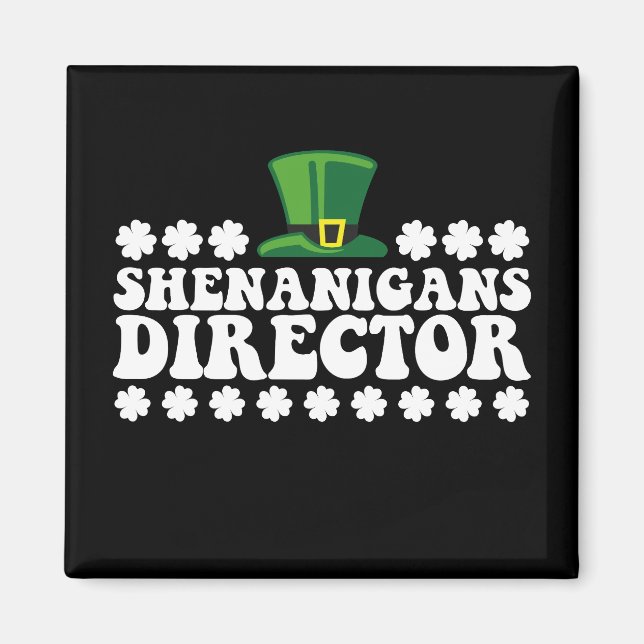 Aimant Directeur de Shenanigans Groovy Saint-Patrick irla (Devant)