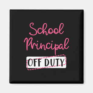 Aimant Directeur d'école hors service pause estivale fin