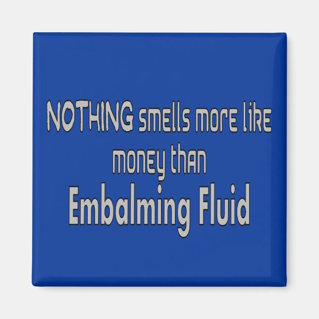 Aimant Directeur funéraire / Morticienne & Embalmer Cadea (Devant)