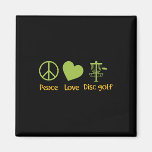 Aimant Disc Golf Rétro Vintage Hommes Femmes, Véritable P