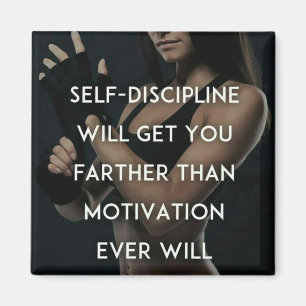 Aimant Discipline contre la motivation - inspiration du