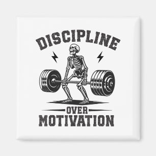 Aimant Discipline Plutôt que Motivation Gym Formation Mot