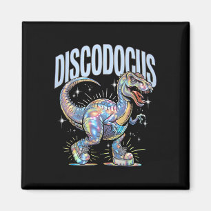 Aimant Disco Dinosaur Diplodocus les années 70 Dino Danci