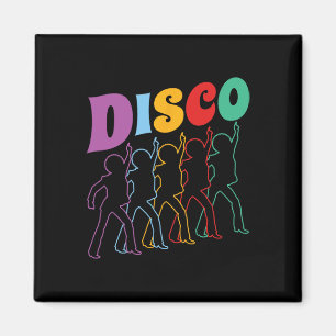 Aimant Disco les années 70 Disco Thème Vintage Retro Danc