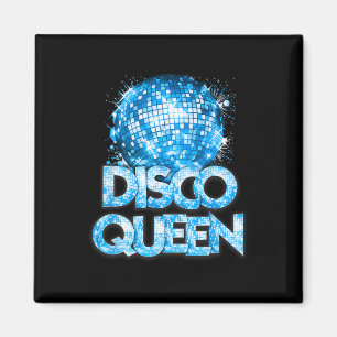 Aimant Disco Queen - 70's Disco Theme Vintage seventies