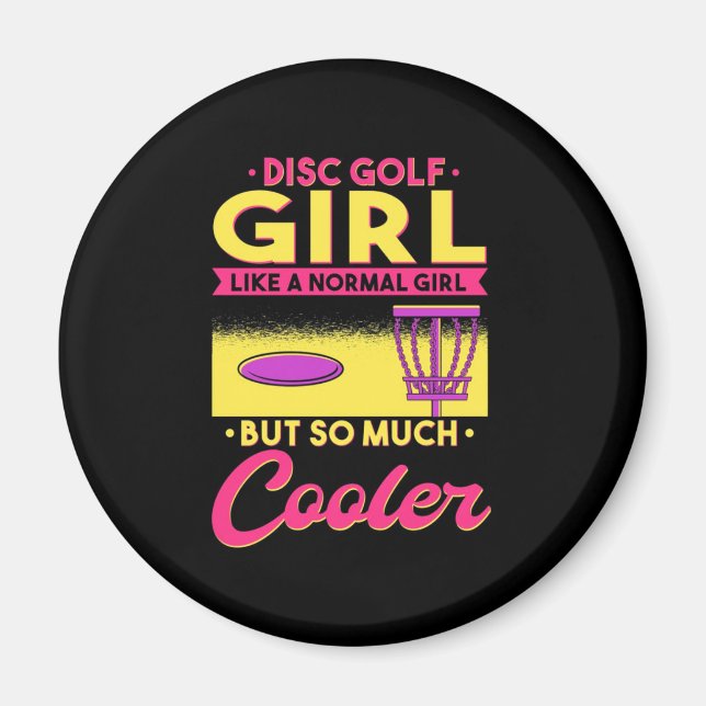 Aimant Disk Golf est Cool (Devant)