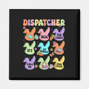 Aimant Dispatcher Pâques Mignon Lapin Coquette Cowgirl Es