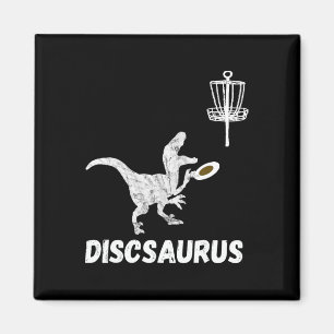 Aimant Disque de golf dinosaure Frolfing T-rex Dino drôle