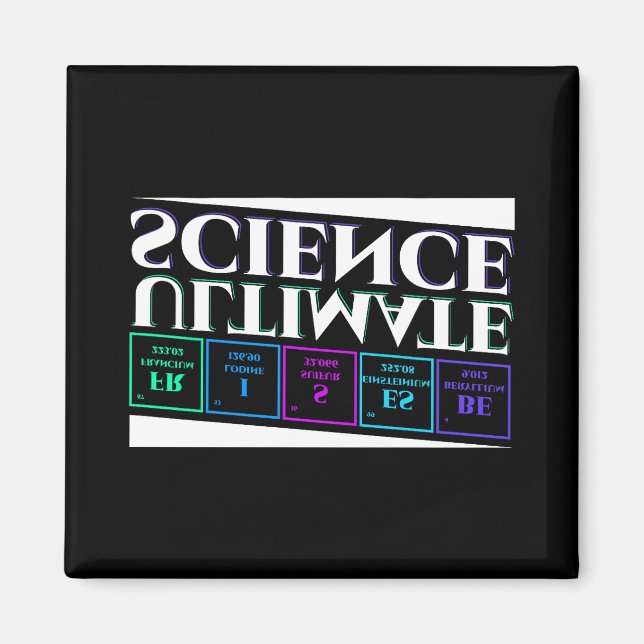 Aimant Disque de golf ultime pour les amateurs de science (Devant)