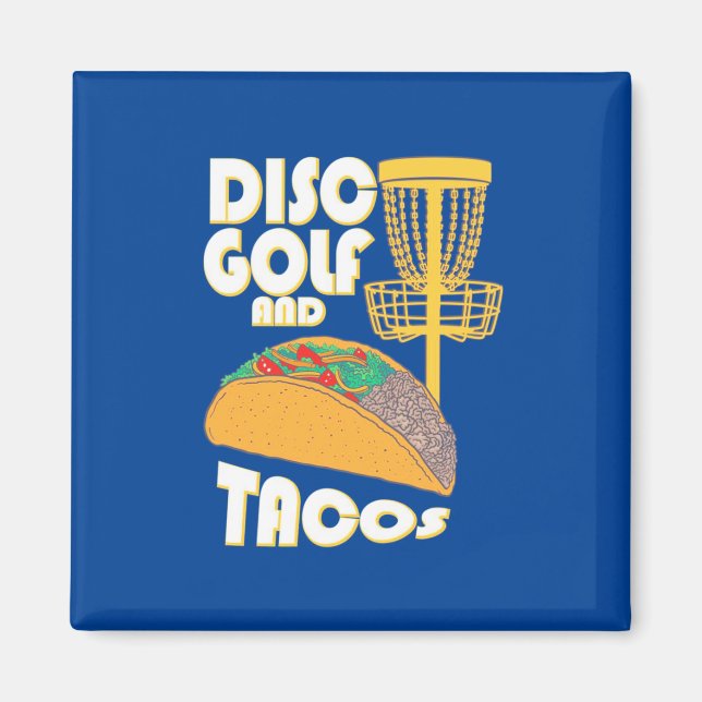 Aimant Disque Golf Et Tacos (Devant)