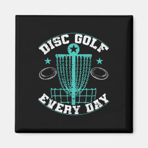 Aimant Disque golf Tous les jours Frisbee esquisse 
